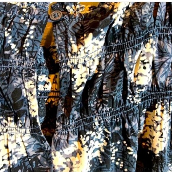 NEW Joie Black Gray White Sleeveless High Neck Blouse Top in Baltic Print - Picture 5 of 9